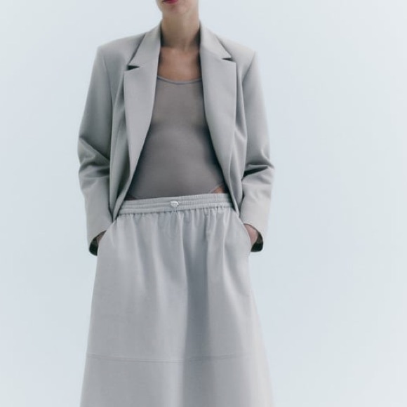 Zara oversize blazer casual suit relaxed boyfriend mom suit jacket - Picture 4 of 5